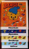 BOKPAKET: 4 x L&Auml;RA MED BAMSE - Klockan + Rymden + Sm&aring;kryp + Siffror