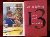 BOKPAKET: 2 x Linderborg - MIG &Auml;GER INGEN + &Aring;RET MED 13 M&Aring;NADER-en dagbok