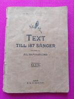 TEXT till 186 s&aring;nger