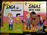 BOKPAKET: 2 x Kodkn&auml;ckarna: SAGA &Auml;R HUNDVAKT + SAGAS NYA V&Auml;N