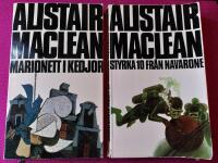 BOKPAKET: 2 x Alistair Maclean - MARIONETT I KEDJOR + STYRKA 10 FR&Aring;N NAVARONE