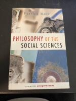 Philosophy of the Social Sciences: Towards Pragmatism