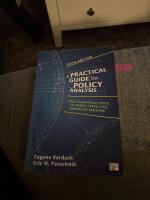 A practical guide for policy analysis : the eightfold path to more effective problem solving