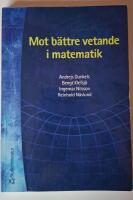 Mot b&auml;ttre vetande i matematik