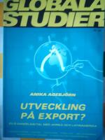 Globala Studier. Nr 29. Utveckling p&aring; export