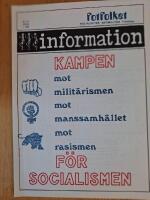 Information. Socialistisk antimilit&auml;r tidskrift Nr 5 1971