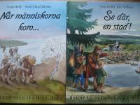 Barnens svenska historia 1 + 2. N&auml;r m&auml;nniskorna kom. Se d&auml;r en stad