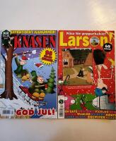 2 jultidningar Knasen och Larson, 2011 och -08