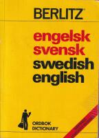 Engelsk-svensk, svensk-engelsk ordbok : English-Swedish, Swedish-English dictionary