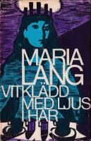 Vitkl&auml;dd med ljus i h&aring;r