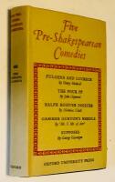 Five Pre-Shakespearean Comedies (Early Tudor period)