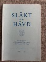 Sl&auml;kt och h&auml;vd nr 3-4 1986