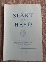Sl&auml;kt och h&auml;vd nr 3-4 1987