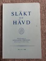 Sl&auml;kt och h&auml;vd nr 3-4 1981