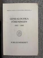 Geneaologiska f&ouml;reningen 1933-1983 jubileumsskrift