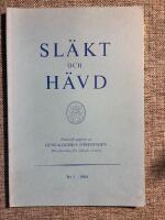 Sl&auml;kt och h&auml;vd nr 1 1984
