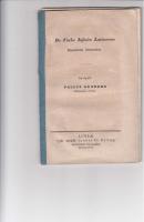 De verbo infinito Latinorum, dissertatio academica, quam Venia Ampl. Philos. Ord. Lund. p. p. mag. Paul. Genberg, respondente Joh. Hallengren, scano. In audit. chemico, die vii junii mdcccxxxvii. H.A.M. IX.