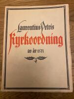 Laurentius Petris Kyrkoordning av &aring;r 1571