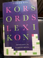 Tidens nya korsordslexikon - &auml;mnesdel & synonymdel