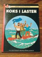 Tintin, Koks i lasten, 1:a upplagan 1969, snudd p&aring; nyskick!