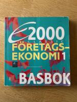 E2000 Classic F&ouml;retagsekonomi 1 Basbok