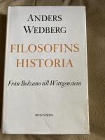 Filosofins historia-Fr&aring;n Bolzano till Wittgenstein