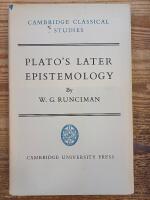 Plato's Later Epistemology 