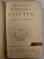 Poetiska arbeten. F&ouml;rsta tomen