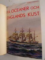 P&aring; oceaner och Englands kust. Skildringar av sj&ouml;manslivet i engelska hamnar, i kust- och djupvattensskutor p&aring; 1890-talet. Skeppsbrott, shanties och engelska s&aring;nger m.m. fr&aring;n gammal tid