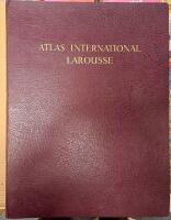 Atlas International Larousse. Politique et &eacute;conomique / Political and Economical / Politico y economico