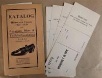 Katalog f&ouml;r H&ouml;sten och Vintern 1927-1928 fr&aring;n Perssons Sko- & Toffeltillverkning. En av Skandinaviens billigaste ink&ouml;psk&auml;llor &aring; skodon