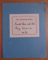 Nya Elementarskolan. Svensk Upp-sats-bok. Stieg Johansson. Kl. 5a