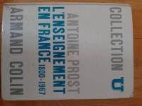 L&acute;ensegnement en France 1800-1967