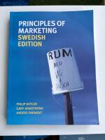 Principles of marketing - Swedish edition