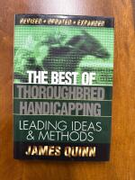 The best of thoroughbred handicapping leading ideas and methodes 