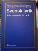 Svensk lyrik fr&aring;n medeltid till nutid