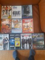 Diverse action filmer 10st