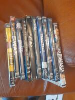 Diverse action filmer 10st