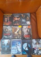 Diverse action filmer 10st