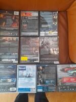 Diverse action filmer 10st