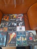 Diverse dvd filmer thrillers 10st 