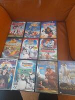 Diverse barnfilmer dvd 10st 