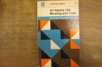 An Inquiry into Meaning and Truth