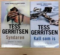 PAKET: 2 b&ouml;cker av Tess Gerritsen