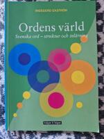 Ordens v&auml;rld - svenska ord - struktur och inl&auml;rning