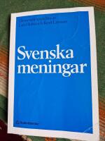 Svenska meningar - element&auml;r spr&aring;kl&auml;ra