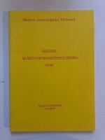 Sk&aring;nsk sl&auml;ktforskarf&ouml;rteckning 1990