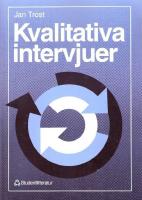 Kvalitativa intervjuer
