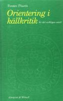 Orientering i k&auml;llkritik