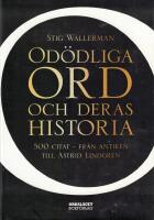 Od&ouml;dliga ord och deras historia